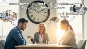 how mediation help couple reconnet under pressure
